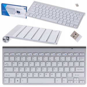 Bezprzewodowa klawiatura duży zasięg Smart TV USB