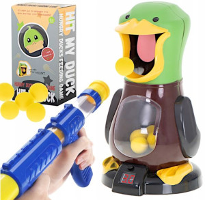 Strzelanie do celu kaczka pistolet kulki gra lcd