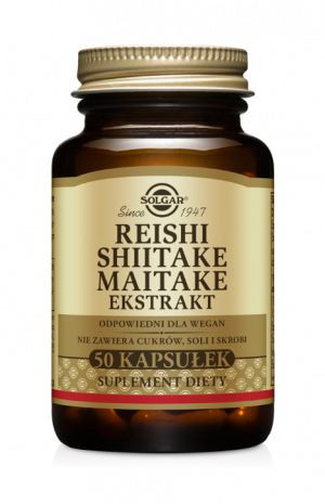 Solgar Reishi Shiitake Maitake Ekstrakty