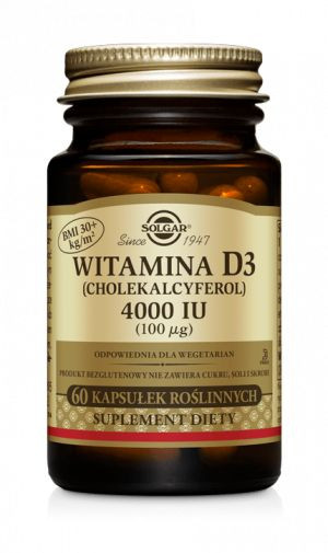 Solgar Witamina D3 4000 Iu (100 Μg)