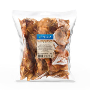 PETMEX Ucho wieprzowe gryzak naturalny 50szt