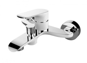 Bateria wannowa ścienna LAVEO ALEA BLE 610D Chrom/Biały