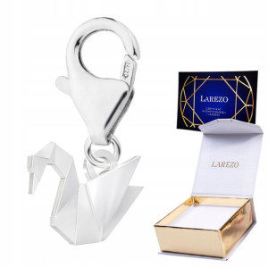 Zawieszka wisząca Łabędź Origami srebro 925