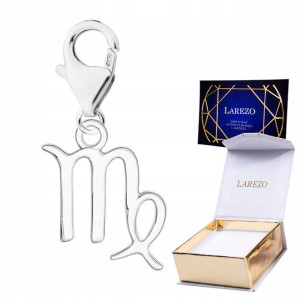Zawieszka wiszący znak zodiaku Panna srebro 925