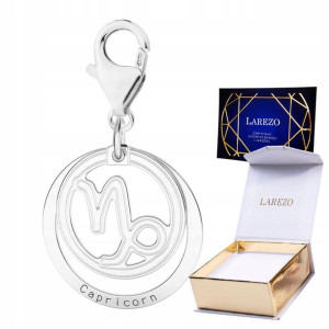 Zawieszka Znak Zodiaku Koziorożec srebro 925