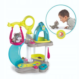 Smoby 340400 Domek kota + miauczący kot