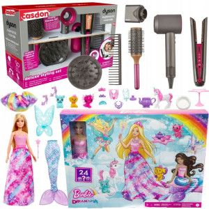 Dyson Zestaw Supersonic Corrale do stylizacji włosów 6 el.+Barbie Dreamtopi