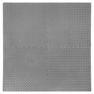 Humbi Mata piankowa puzzle piankowe fitness 4 szt. ciemnoszary 120 x 120 x