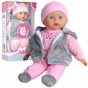 Mówiąca moja lalka bobas Julka 32 cm polski/angielski
