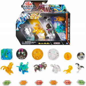 Bakugan Evolutions zestaw Battle Stricke Pack 6 figurek Sectanoid Arcleon