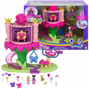 Polly Pocket Zestaw Tęczowy lunapark wróżki 15 elementów
