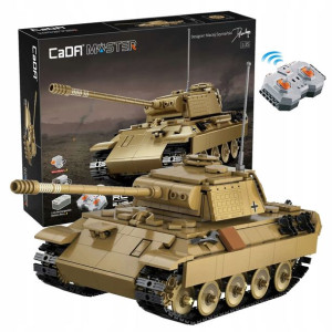 Zdalnie sterowany Panther Tank Czołg RC z klocków 907 elementów