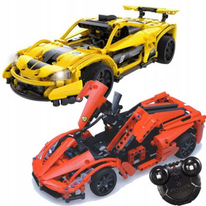 Zestaw Cada Klocki konstrukcyjne zdalnie sterowane auta Ferrari Red Storm 3