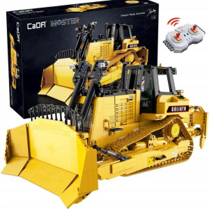 Zdalnie sterowany Buldozer Spychacz RC z klocków 2826 elementów
