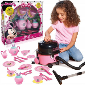 Odkurzacz Hetty dla dzieci z funkcją ssania+Zestaw do herbaty Myszki Minnie