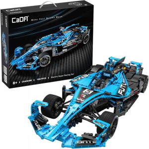 Cada C64004W Samochód sportowy Formula E wyścigówka 1667 elementów