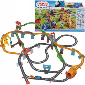 Tomek i przyjaciele Zestaw torów Na wyspie Sodor + lokomotywa z napędem