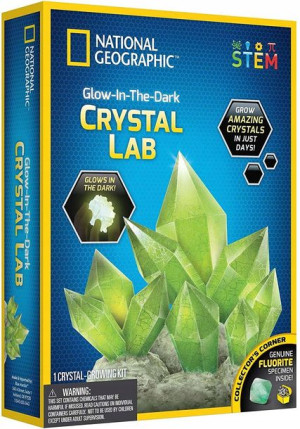 National Geographic Crystal Lab fluoryt zielony