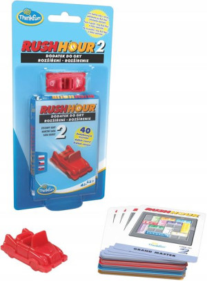 ThinkFun Rush Hour 2 Korek Gra Logiczna dodatek