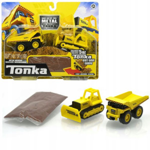 Tonka Metal Movers Pojazdy Wywrotka+Buldożer