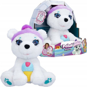 Poluś interaktywny pluszowy Miś Polarny 24 cm