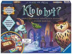 Interaktywna towarzyska gra planszowa Kto to był?