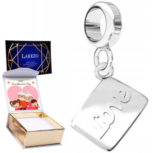 Charms + NADRUK List Miłosny Love srebro 925