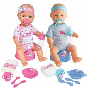 Simba New Born Baby Dziewczynka i Chłopiec Rodzeństwo lalka funkcyjna