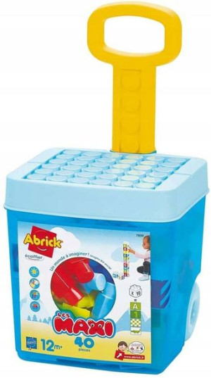 Ecoiffier Abrick walizka z klockami 40 el.