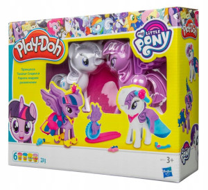 PlayDoh My Little Pony Stylowe kucyki Twilight Rarity