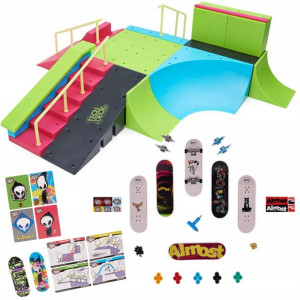 Tech Deck fingerboard Zestaw Rampa Neon Mega Park + 6 fingerboardów bonus p
