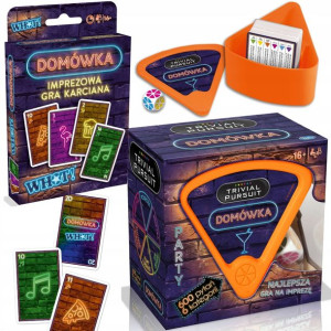 Zestaw gier karcianych Winning Moves Trivial Pursuit Domówka+ WHOT! Domówka