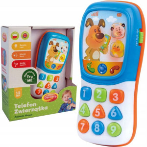 Interaktywny Telefon Zwierzątka światło/dźwięk