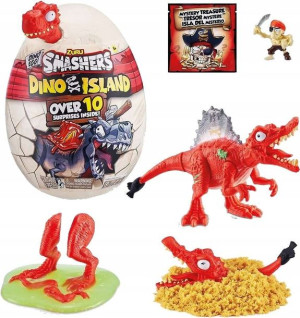 Smashers Wyjątkowe jajko Dino Island z figurką dinozaura