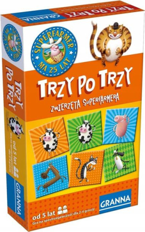 Gra towarzyska Trzy Po Trzy Zwierzęta SuperFarmera