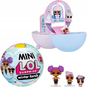 L.O.L. Surprise kula niespodzianka Mini Winter Family seria 2