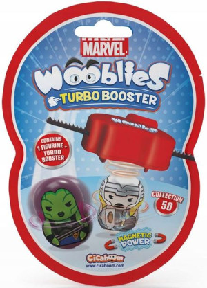 Wooblies Marvel Turbo Booster figurka + wyrzutnia