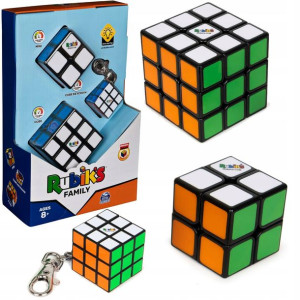Oryginalna Kostka Rubika Rubik's Zestaw 3 kostek (2 kostki + breloczek)