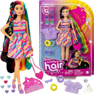Zestaw Lalka Barbie Totally Hair #3 + akcesoria