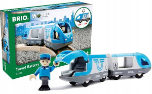 Brio Pociąg Wycieczkowy na baterie + figurka