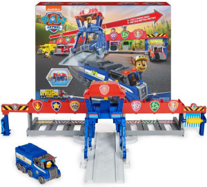 Psi Patrol Big Truck Pups Wielki Garaż Truck Stop HQ + pojazd ciężarówka Ch