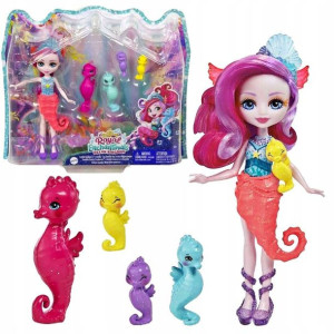 Mattel HCF73 Enchantimals rodzina Sedda Seahorse