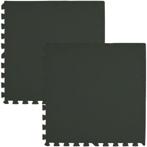 Humbi Mata piankowa Puzzle piankowe 2 szt. czarny 62 x 62 x 1 cm