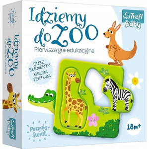 Trefl Baby pierwsza gra edukacyjna układanka Idziemy do ZOO