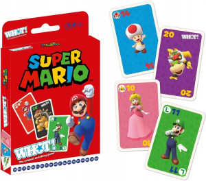 WHOT! Super Mario imprezowa gra karciana makao Winning Moves