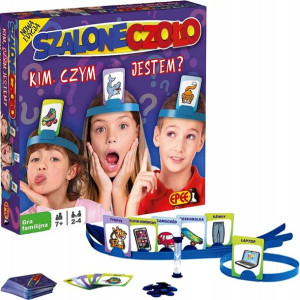 Gra rodzinna imprezowa Szalone Czoło "Kim, czym jestem?"