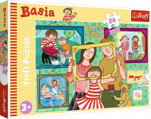 Puzzle Maxi 24 elementów Basia i jej dzień