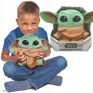 Maskotka Disney Mandalorian Star Wars Baby Yoda 25cm w pudełku