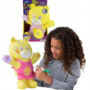 Doodle Bear żółty miś do malowania z mazakami