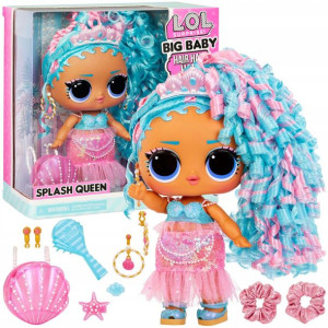L.O.L. Surprise! Big Baby Hair duża lalka Splash Queen